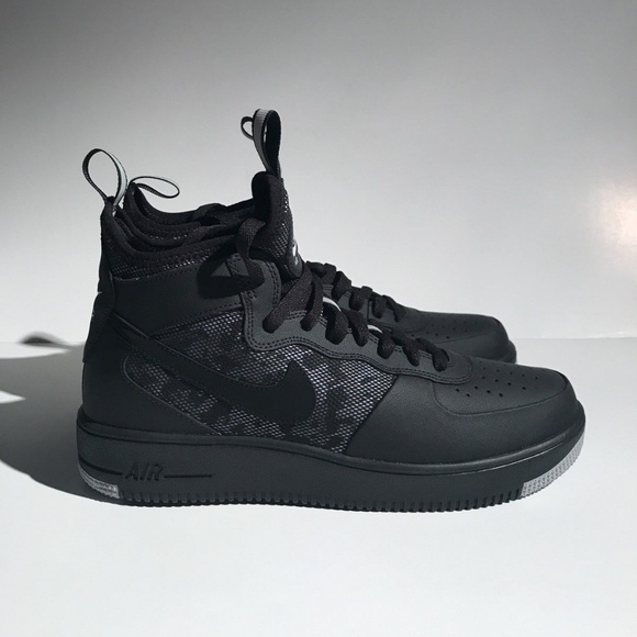 nike air force 1 ultraforce mid black